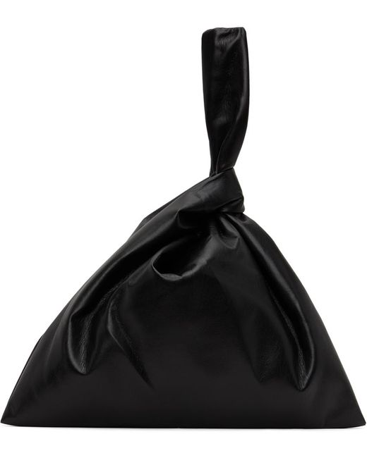 Grande pochette jen noire en cuir synthétique Nanushka en coloris Black