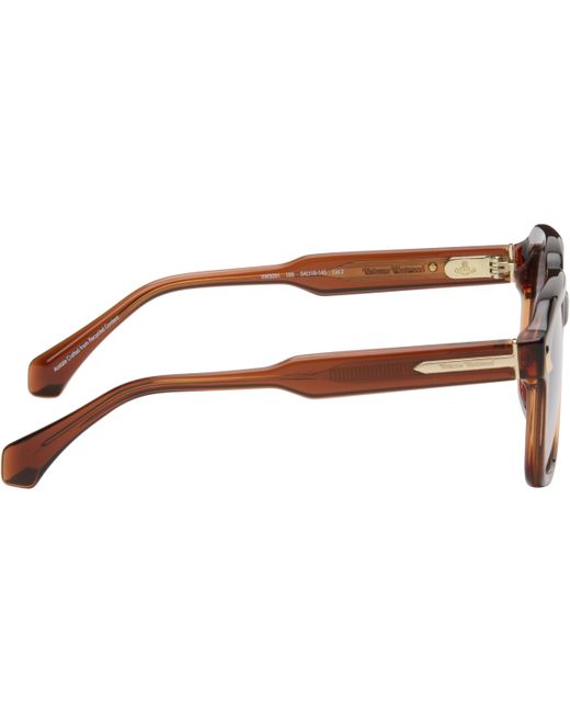 Vivienne Westwood Black Square Sunglasses for men