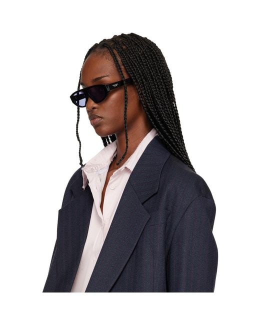 Prada Black Rectangular Sunglasses