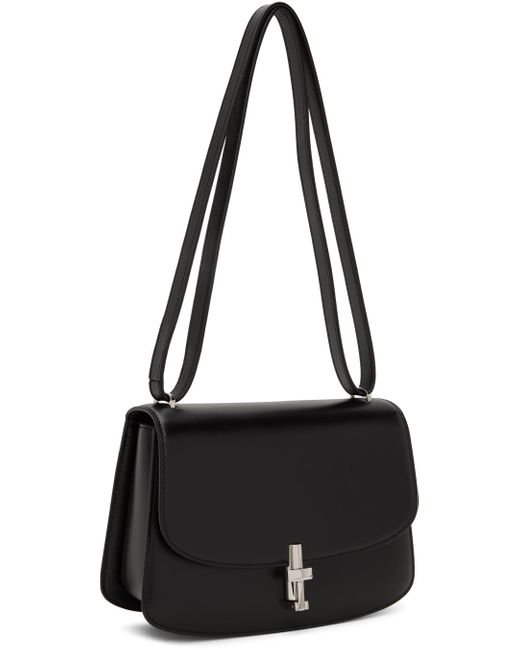 The Row Black Sofia 8.75 Shoulder Bag