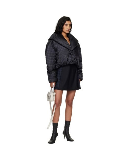 Amiri Black Ma Quad Shawl Down Jacket