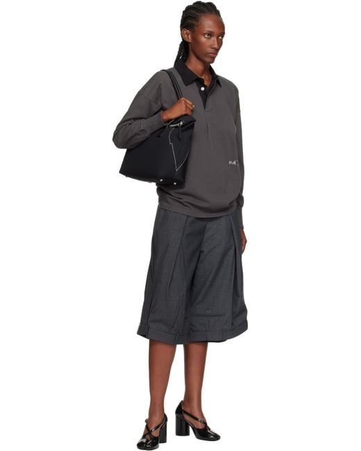 メンズ Maison Margiela ブラック ミディアム 5Ac Shopping バッグ Black