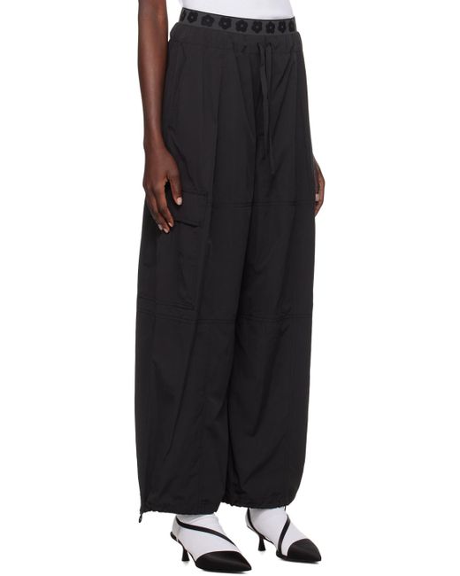 KENZO Black Paris Paneled Trousers