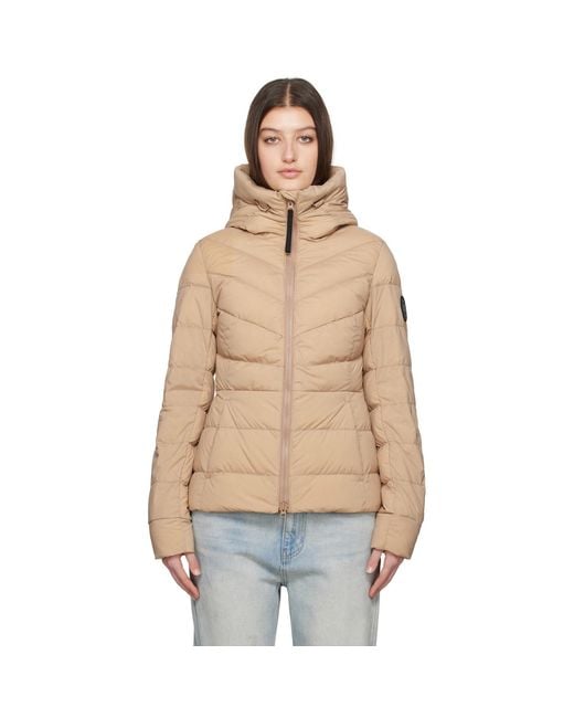 Canada Goose Natural Tan Label' Clair Down Jacket