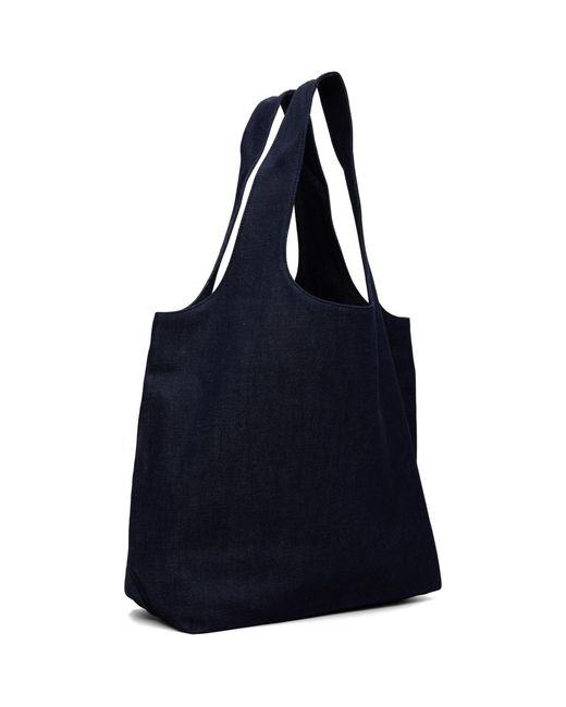 A.P.C. Blue Ninon Tote for men