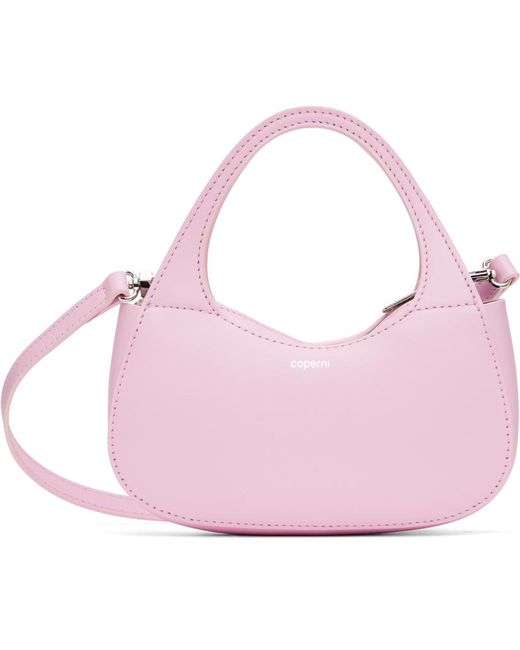 Coperni Pink Micro Baguette Swipe Bag