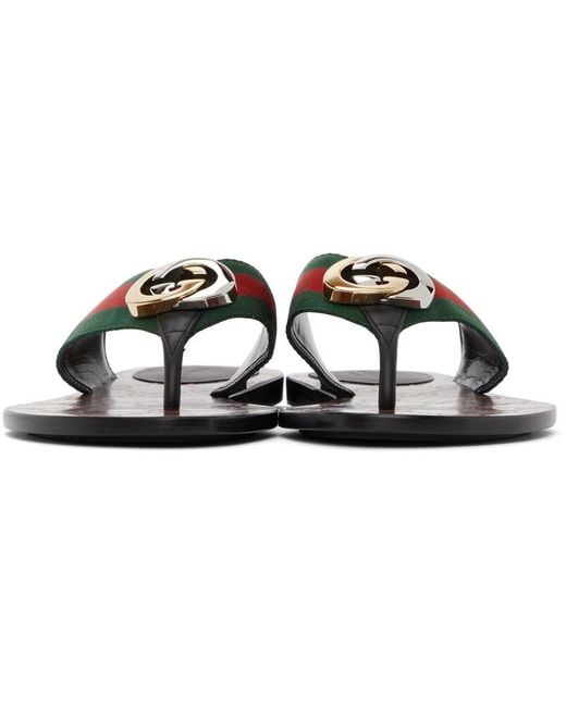 gucci flat sandals