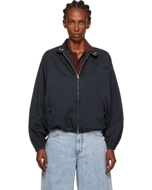 we11done Black Harrington Jacket