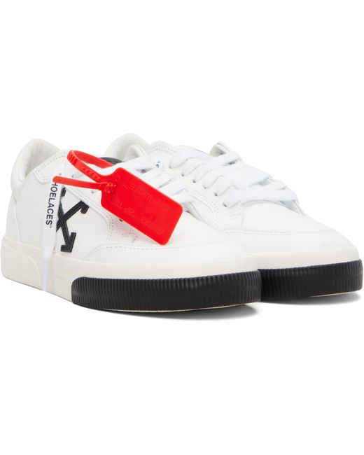 Off-White c/o Virgil Abloh メンズ ブラック ホワイト Vulcanized Low 