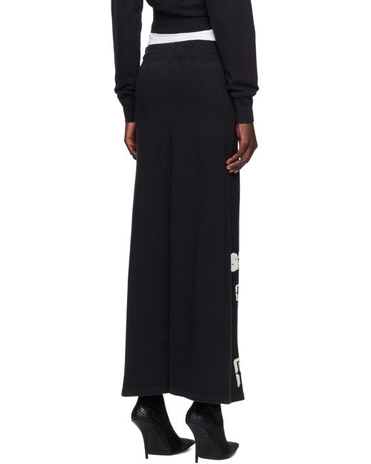 VAQUERA Black 'Runway Star' Maxi Skirt