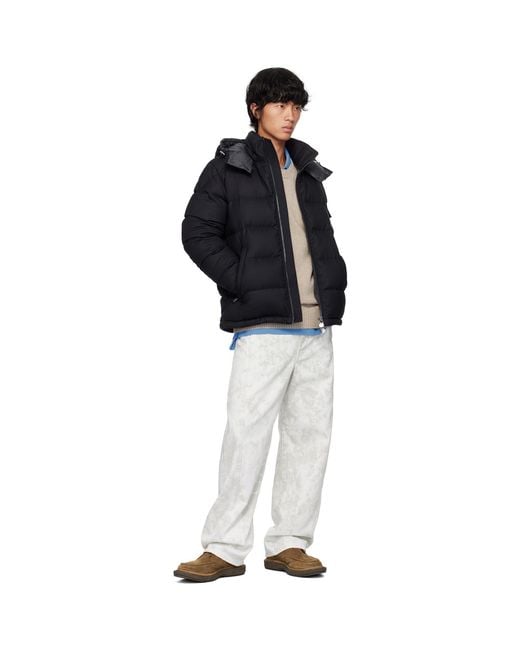 Moncler Black Montgenevre Down Jacket for men