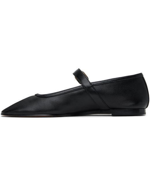 Le Monde Beryl Mary Jane Ballerina Flats in Black | Lyst