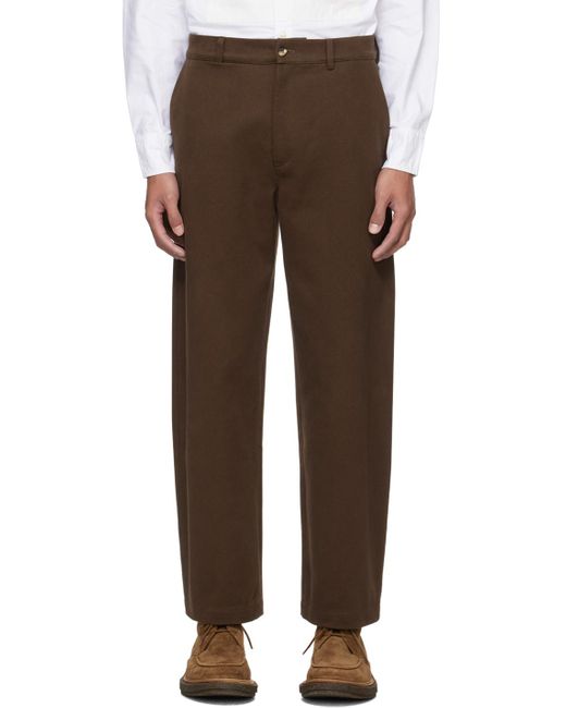 Pantalon ample brun De Bonne Facture pour homme en coloris Brown