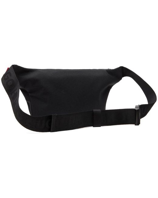 HUGO Black Ethon 2.0 Logo Belt Bag for men