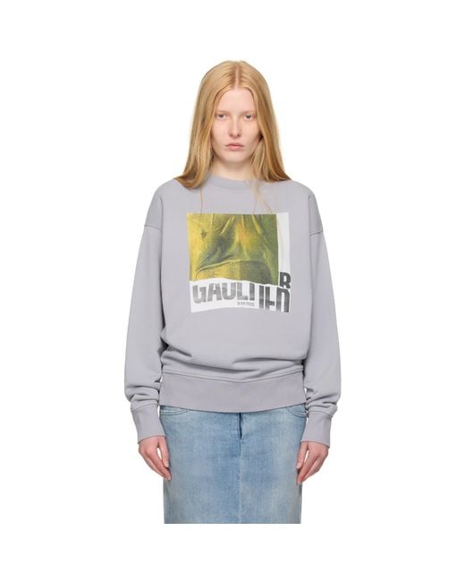 Jean Paul Gaultier Multicolor Ssense Exclusive Cotton Water Print Sweatshirt