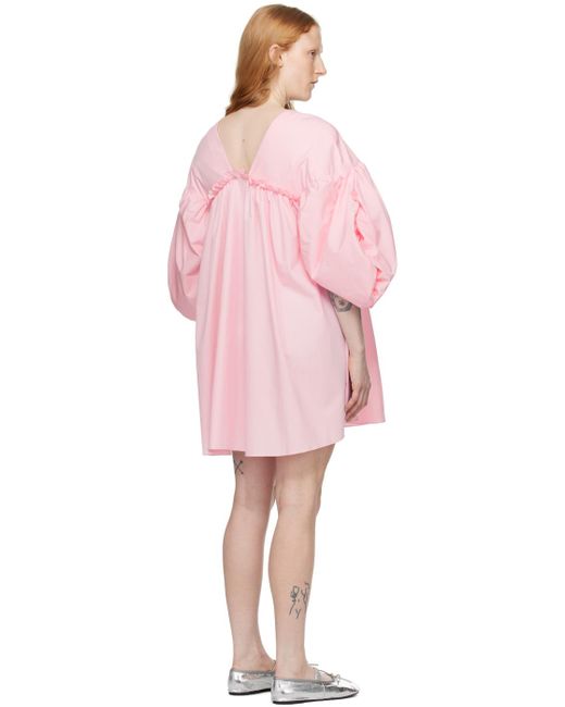 Robe courte annie rose exclusive à ssense Kika Vargas en coloris Pink