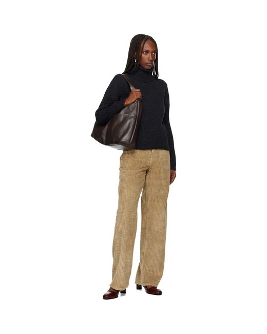 Our Legacy Black Cage Rollneck Turtleneck