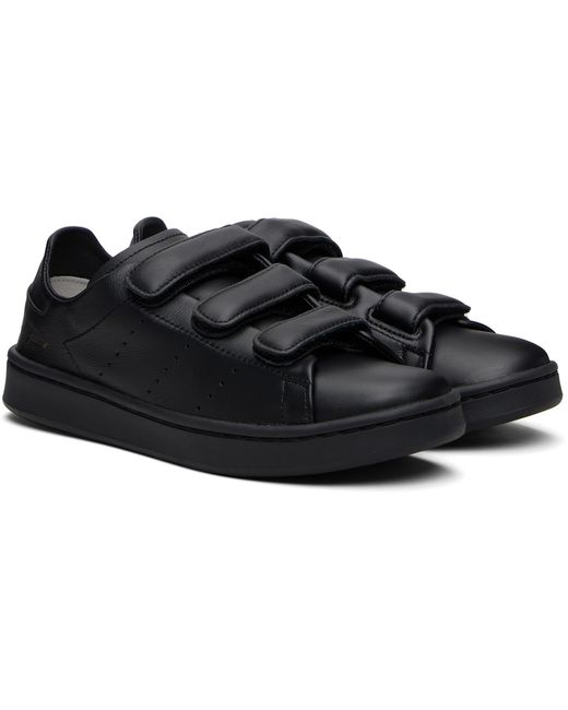 Y-3 Black Stan Smith Hook-And-Loop Sneakers for men