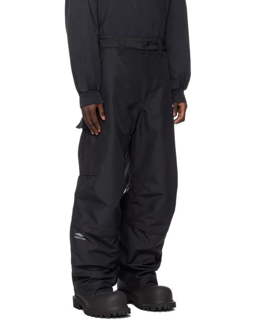 Pantalon cargo noir à logo 3b sports - skiwear Balenciaga pour homme en coloris Black