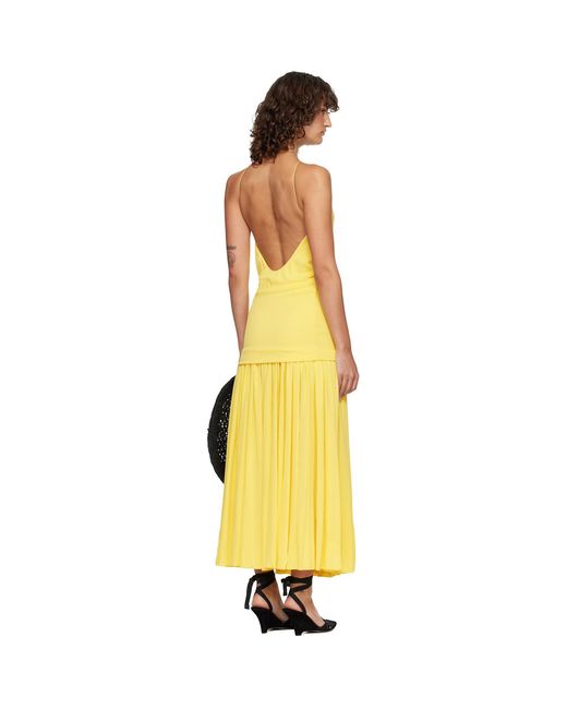 Jacquemus Yellow 'The Abiha' Maxi Dress