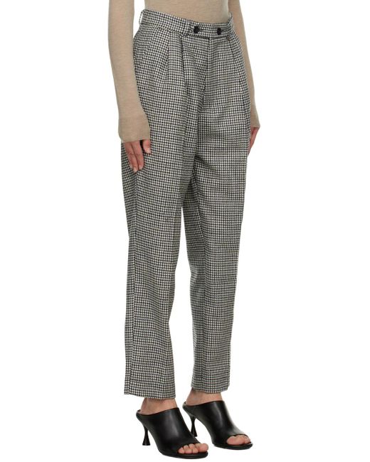 Manors Golf Black Houndstooth Trousers