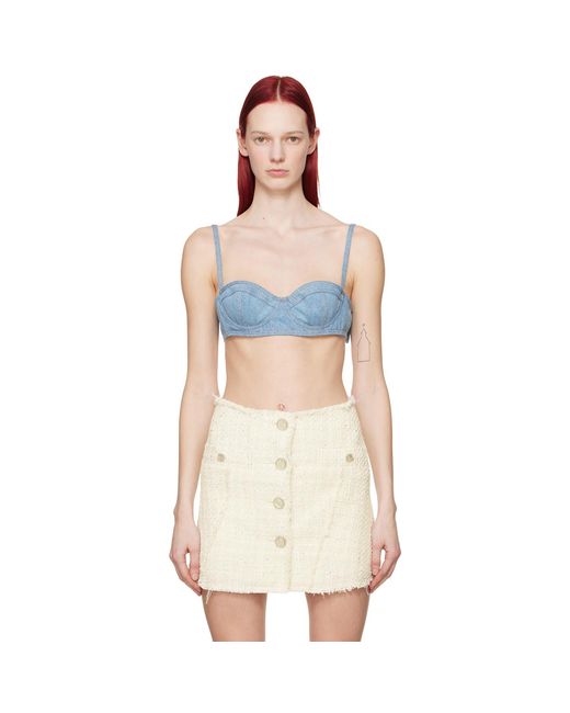 Gcds Multicolor Underwire Denim Bra