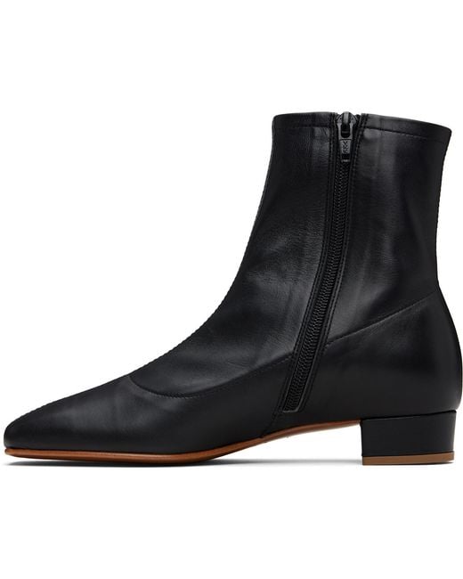 By Far Black Este Ankle Boots