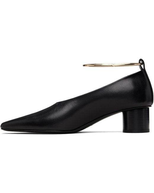 Jil Sander Black Ring Heels