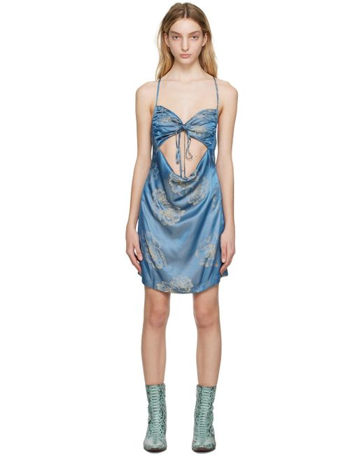 Kim Shui Blue Minidress
