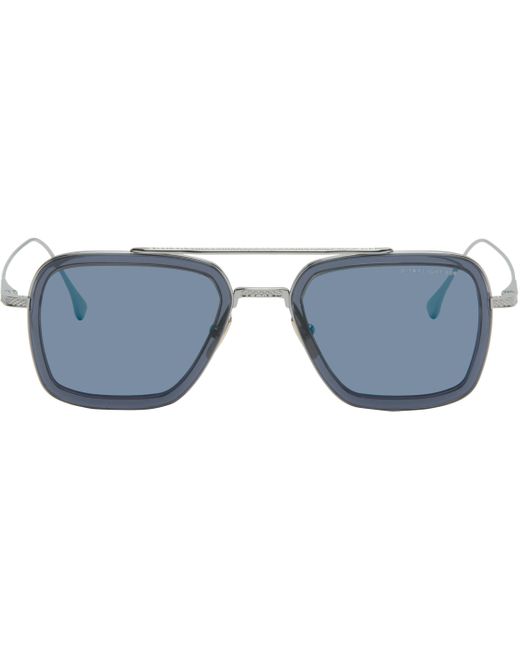 Lunettes De Soleil Flight.006 Gris Acier Et Bleu Dita Eyewear pour homme en coloris Black