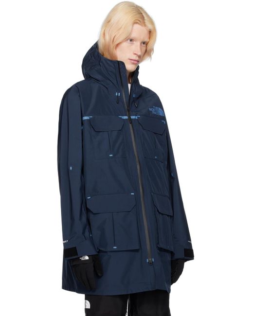 The North Face Blue Navy Rmst Mountain Coat for men