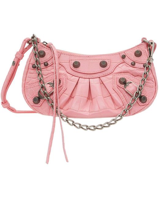le cagole mini leather crossbody bag