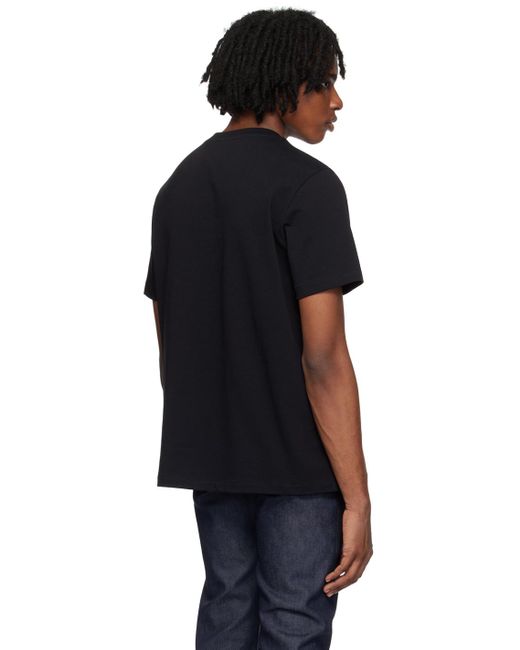 A.P.C. Black Raymond T-Shirt for men