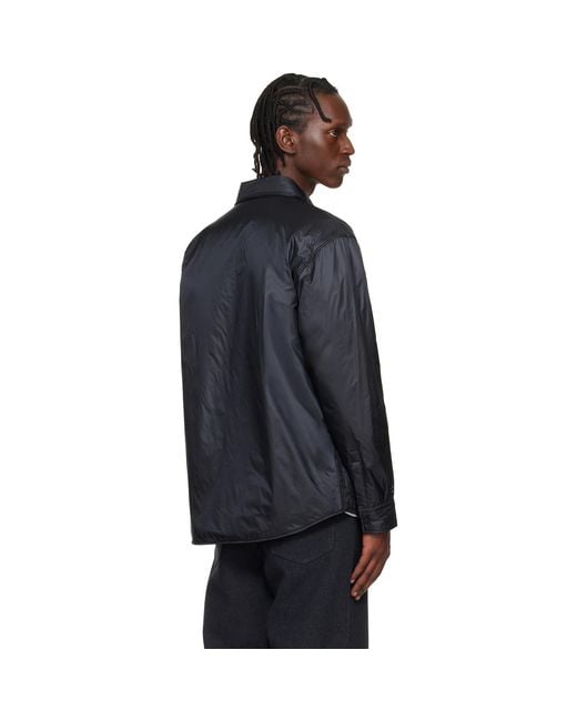HUGO Blue Pertex Overshirt for men