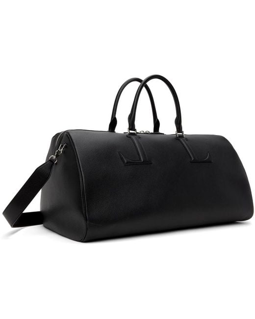 Lanvin Black Future Edition Signature Duffle Bag for men
