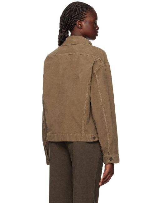 The Row Brown Tan Ness Jacket