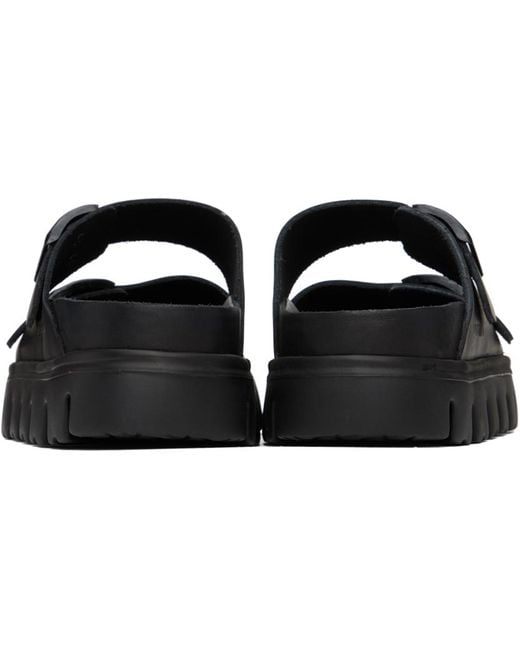 Birkenstock Black Narrow Papillio Arizona Chunky Sandals