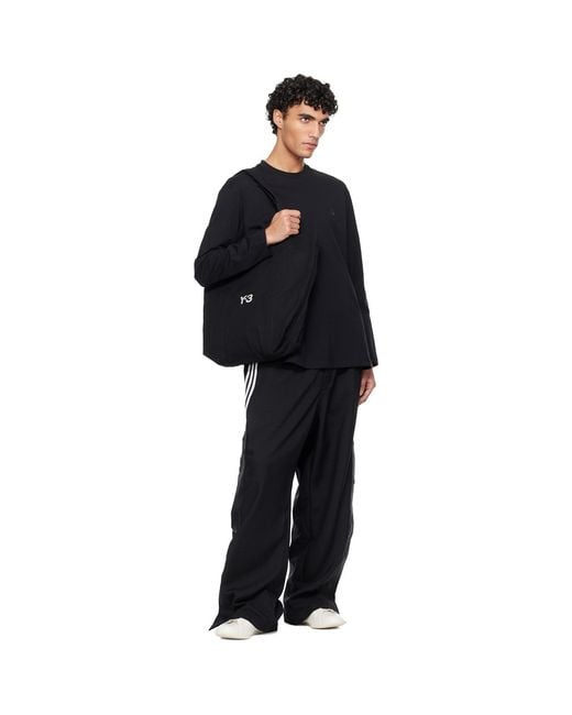 Y-3 Black Sport Uniform Basketball Track Pants for men