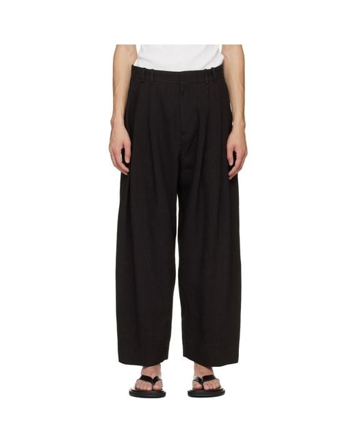Studio Nicholson Black Line Trousers for men