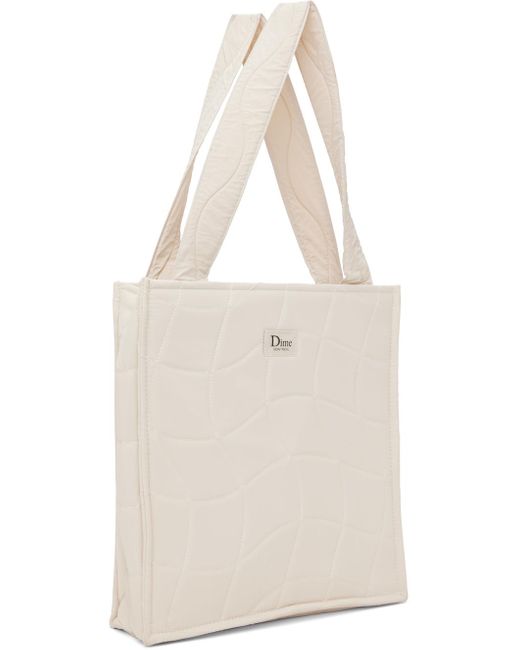 Dime Natural Quilted Tote for men