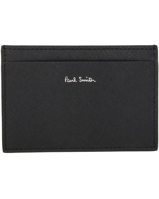 メンズ Paul Smith Mini Blur カードケース Black