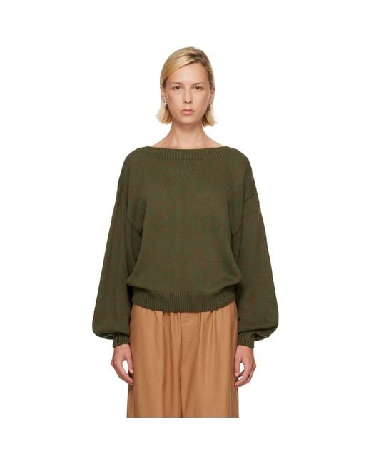 Baserange Green Calla Sweater