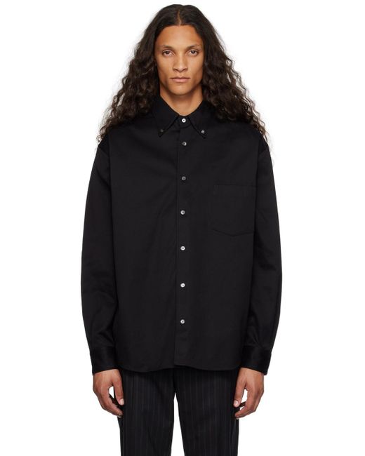 Acne Black Button-up Shirt for men