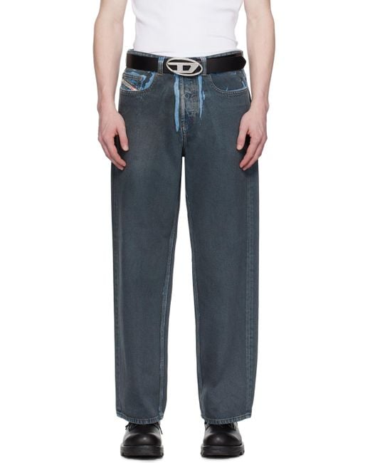 DIESEL Black Gray 20 D-macro-s Jeans for men