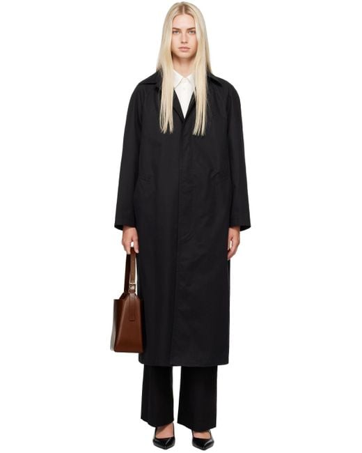 【関税込み】A.P.C. ブラック Gaia トレンチコート A.P.C. Gaia トレンチコート ブラック | Lyst