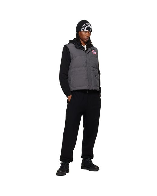 Canada Goose Black Rove Sweatpants for men
