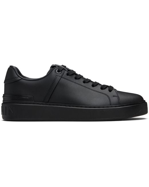 メンズ Balmain ブラック B-Court スニーカー Black