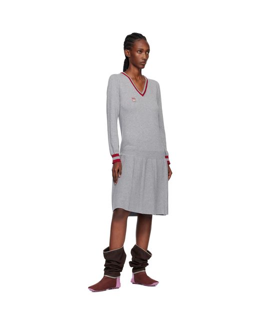 Kiko Kostadinov Black Vivian Jumper Midi Dress