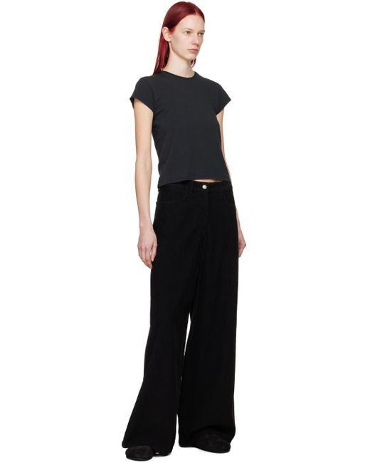 The Row Black Chan Trousers