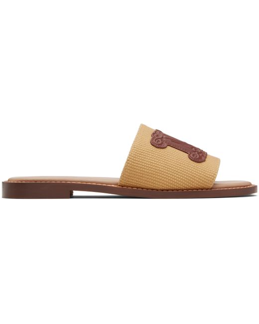 Max Mara Black Tan Gene Sandals